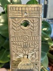 Antique Bronze Door Or Escutcheon Plate  Ornate Victorian Design 
