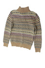 Polo Ralph Lauren Girl s Long Sleeves Quarter Zip Pullover Sweater Brown Size 10