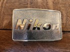 New Old Stock Vintage Nikon Brass Belt Buckle