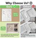 Baby Handprint Footprint Keepsake Kit -personalized Nursery Picture Frame
