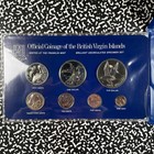 1982 British Virgin Islands 7x Coin Specimen Set Lot b3549 With Case   C o a 