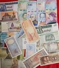 Lot 30 Pcs Different World Banknotes Paper Money Foreign Unc Free Shipping 
