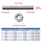 10pcs M2 M2 5 Round Threaded Standoff Spacer Nuts Rod 6 - 70mm Anodized Aluminum