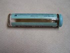 Vintage Empty Alka-seltzer Tablets Glass Jar Tube Metal Screw Lid 5 5   