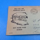 1944 Ww2 Patriotic Cover War Bonds  reserved Space  Hagerstown In  Scott 926 Usa