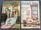 Vintage Lot Of 10 Nutshell News Magazines 1990  1991  1992 Miniatures Dollhouse