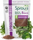 Organic Broccoli Seeds For Sprouting     Certified Non-gmo  Rich In Sulforaphan   