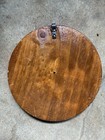 Uruguay Leather Decorative Wall Plaque Map Round Hanging Souvenir Rustic 