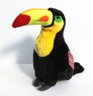 Fao Schwarz Black Toucan Plush Stuffed Animal 13  Nwt
