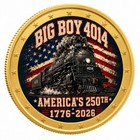 Big Boy 4014 Train Usa 250th Anniversary Challenge Coin