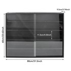 5 Tiers Collectibles Toy Storage Box Display Case Cabinet Wall Shelf Organizer