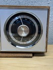 Mid Century Taylor Barometer Thermometer Wood Dual Dial Weather Usa Works