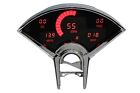 Chevy Bel Air Digital Dash Panel For 1955-1956 Gauges Intellitronix Blue Leds  