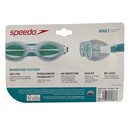 Speedo Boomerang Adult Swim Goggles Blue Clear Anti-fog Uv Protection New