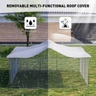 15x15 Ft Outdoor Pet Dog Run House Kennel Shade Cage Enclosure W  Cover Playpen