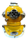 Nautical Diving Helmet Antique Us Navy Marine Deep Sea Scuba Iron Divers Helmet