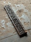 Antique Wooden Carving Panel Plaque Wall Hanging Original Hand Carved