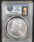 2018 John Adams  1797  Medal Ms70 Pcgs Silver Matte Finish 4942
