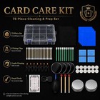 76 Pcs Card Cleaning   Light Repair Kit  Trading Card Care Polishing Tools With