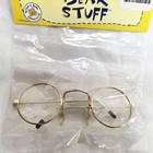 Build A Bear Mip Brass Gold Wire Round Rim Glasses Santa Harry Potter Teddy Nos