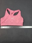 Nike Pro Sports Bra Girls Medium Pink Lightweight Stretch Athleisure Gym Train