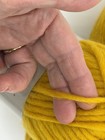 2 Skeins 100  Wool Chunky Roving Yarn 100 Grams Mustard Color