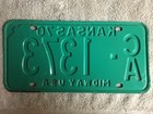 Good Solid  1970  Kansas  License Plate See My Other Plates