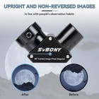Svbony Sv222 90   1 25-inch Erect Prism Diagonal Anti Reflection For Telescope