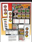 Pull Tab Ticket - Hard Card - Game -3 Pack Gangster Gas - 483 Ct Ea