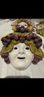 Set Of 4 Italy Wall Mask Ceramic Face Art