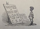 Civil War Patriotic Cover Hoyt Csa  15m Loan Anti-confederate Satire