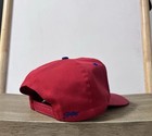 Vtg Philadelphia Phillies Big Logo Red Snapback Hat Signatures Vintage Mlb