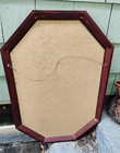 Octagon Stained Etched Floral Mirror 80s Granny Core Cottage Core