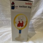 Vintage Ambi Toys Teddy Bear Suction Toy E392 Baby Toy White Yellow Red Blue