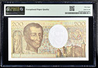France  Banque De France  200 Francs 1992 - Wmk  C b  De Montesquieu