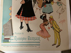 Vintage Original French Opera  Poster  claudine  1914 Sgned Lithograph