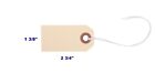 1000- 2 3 4  X 1 3 8  Size 1 Manila Tags With String For Inventory Merchandise