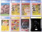 Star Trek 1967 Signed Leonard Nimoy Shatner Koenig Nichols Takei - 8 Comic Books
