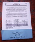 Truly Victorian Sewing Pattern Tv461 Yoked Bodice Costume Theatre Multi Sizes