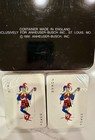 Sealed Anheuser Busch Budweiser Playing Cards  Tin Case W  2 Vintage Decks Cib
