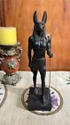 God Anubis Statue Standing With Was Scepter To Protect Dead   Made In Egypt