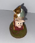 New Wee Forest Folk High On The Hog M-186 Retired 1995