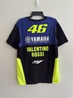 Valentino Rossi T-shirt Mens Large Black Short Sleeve Tee Yamaha Vr46 Motogp