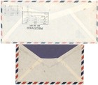 Hong Kong 1975   1976 Air Covers W royal Visit Or New Gpo  2 Solo