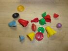 Vtg  Fisher Price Lunch Box Barn 1962 W mini Plastic Toys No Thermos Free Shipp