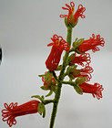 Vintage French Glass Beaded Flowers Handmade