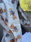 Vintage Fabric - Daisy Kingdom Teddy Bear And Block - By The Half Yard
