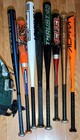 8 Baseball Bats   One Baseball Backpack