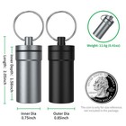 Portable Ear Plug Carrying Case  Urekt Standard  pack Of 2   Silver gray