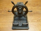 Antique Nautical Ship s Wheel Store Display Cigar Cutter